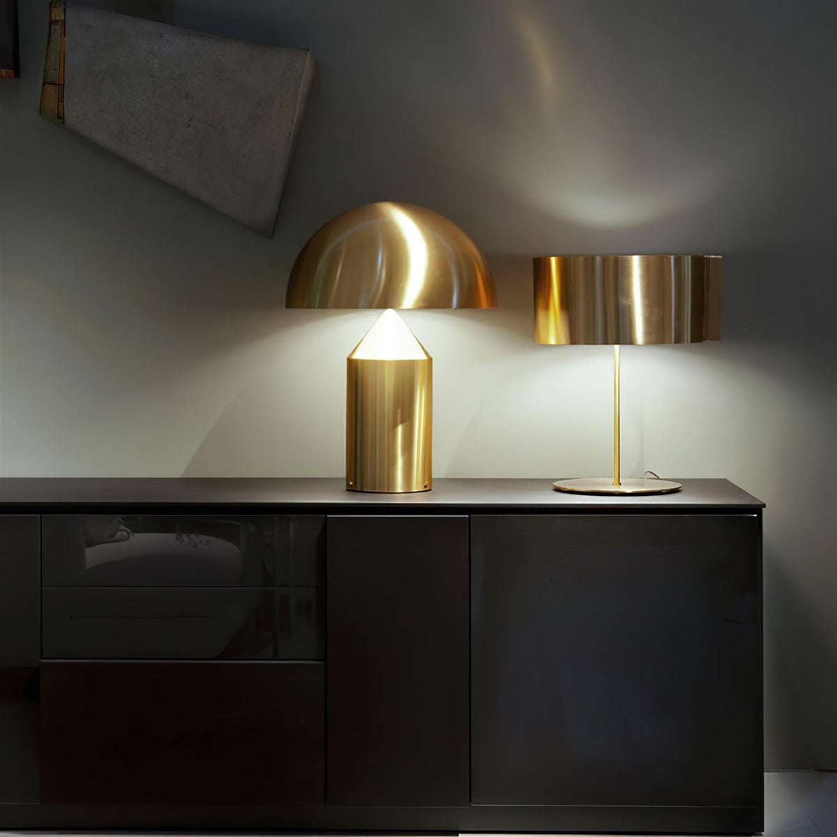 Selisina lámpara de mesa industrial minimalista