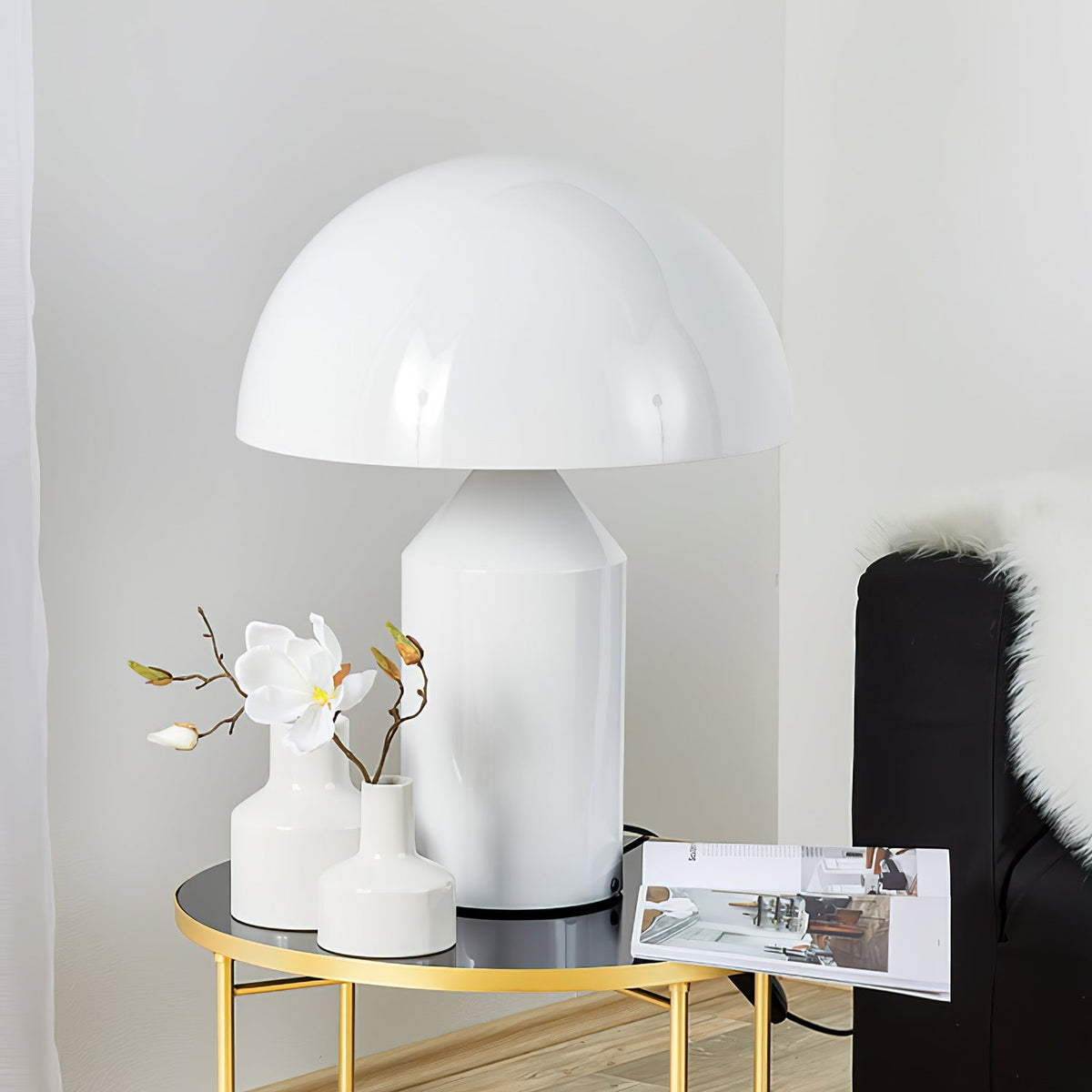 Selisina lámpara de mesa industrial minimalista