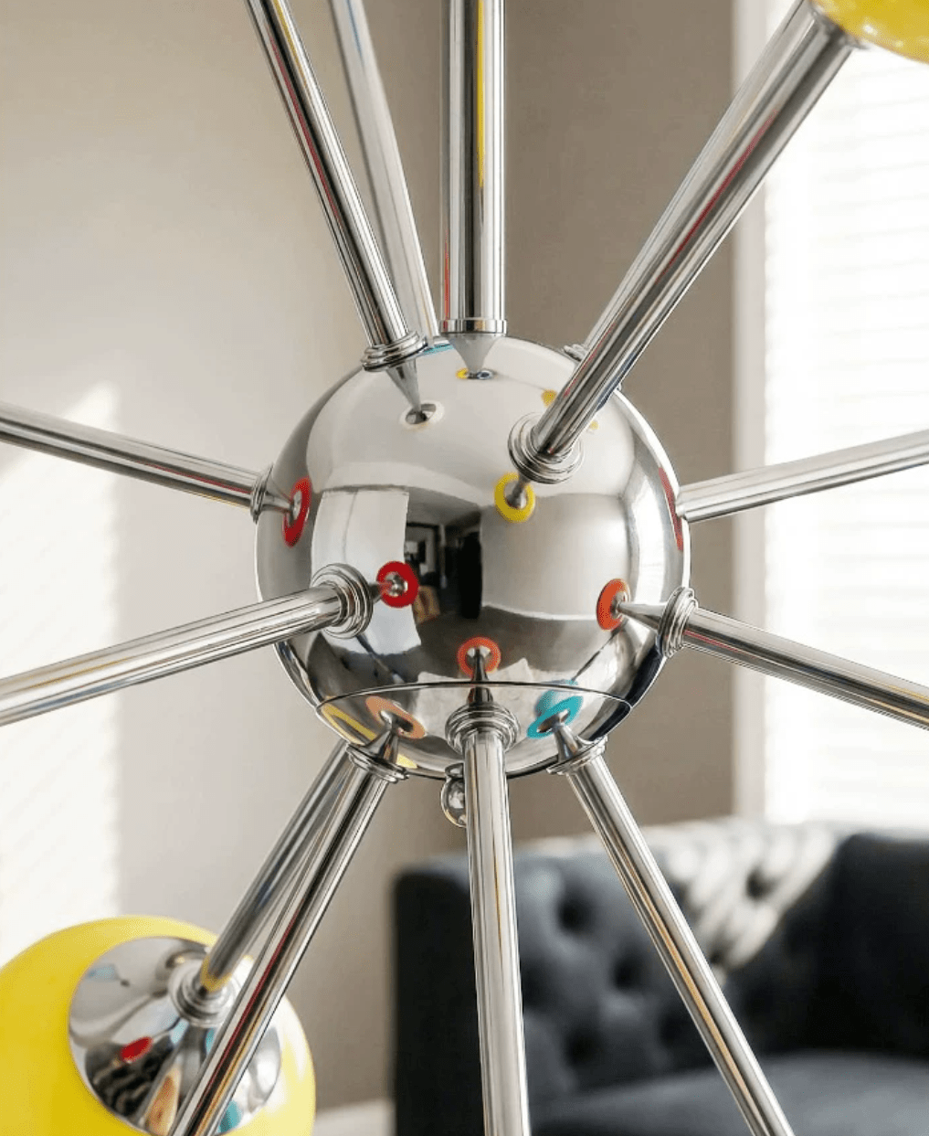 Atomic lámpara de araña Sputnik