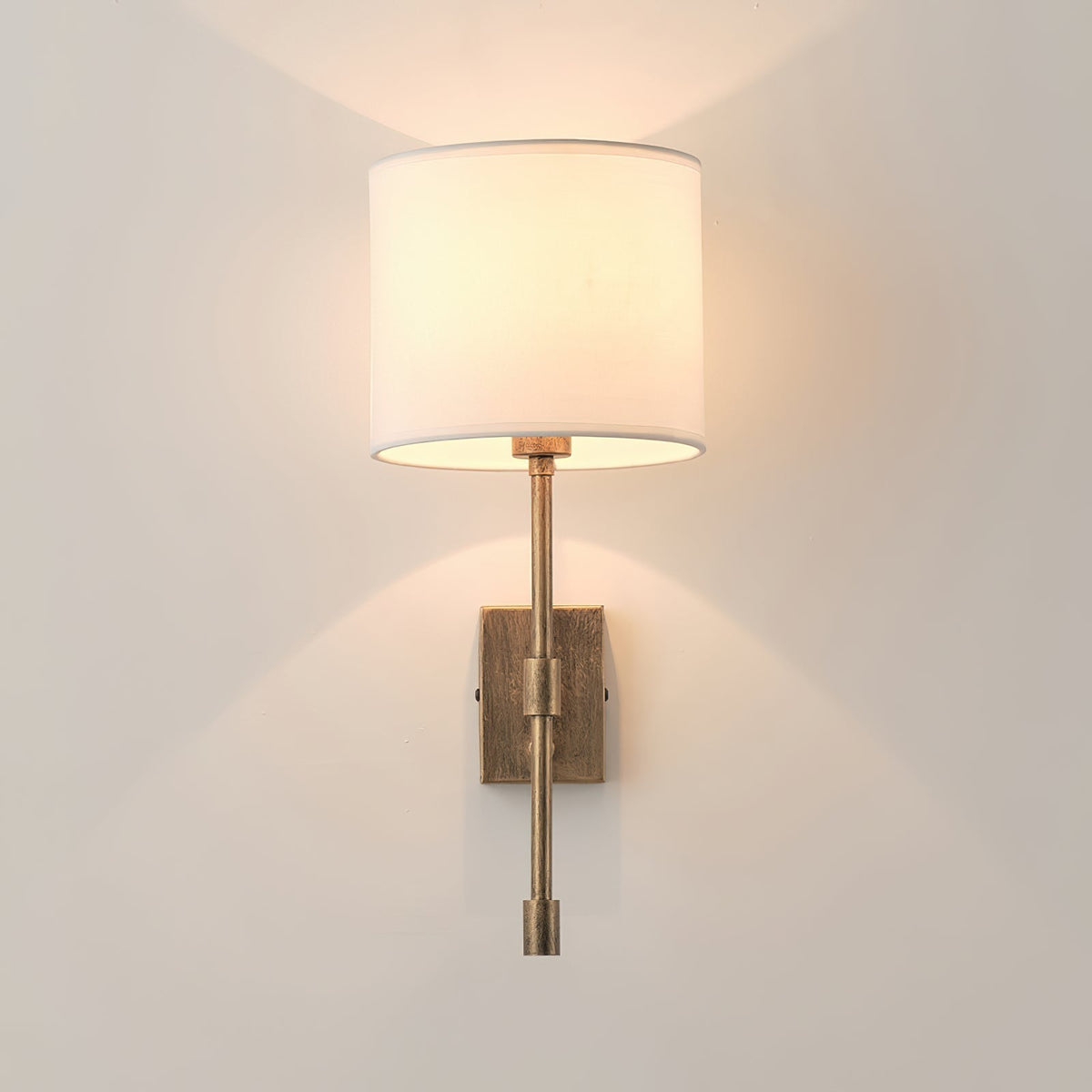 Eirikuvyo aplique de pared moderno minimalista de metal y tela
