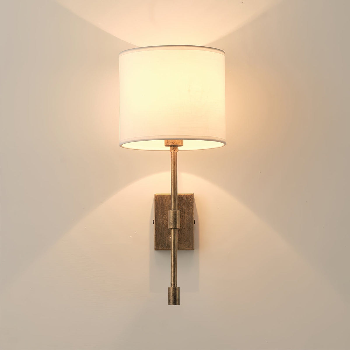 Eirikuvyo aplique de pared moderno minimalista de metal y tela