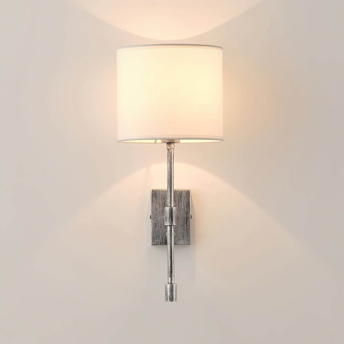 Eirikuvyo aplique de pared moderno minimalista de metal y tela