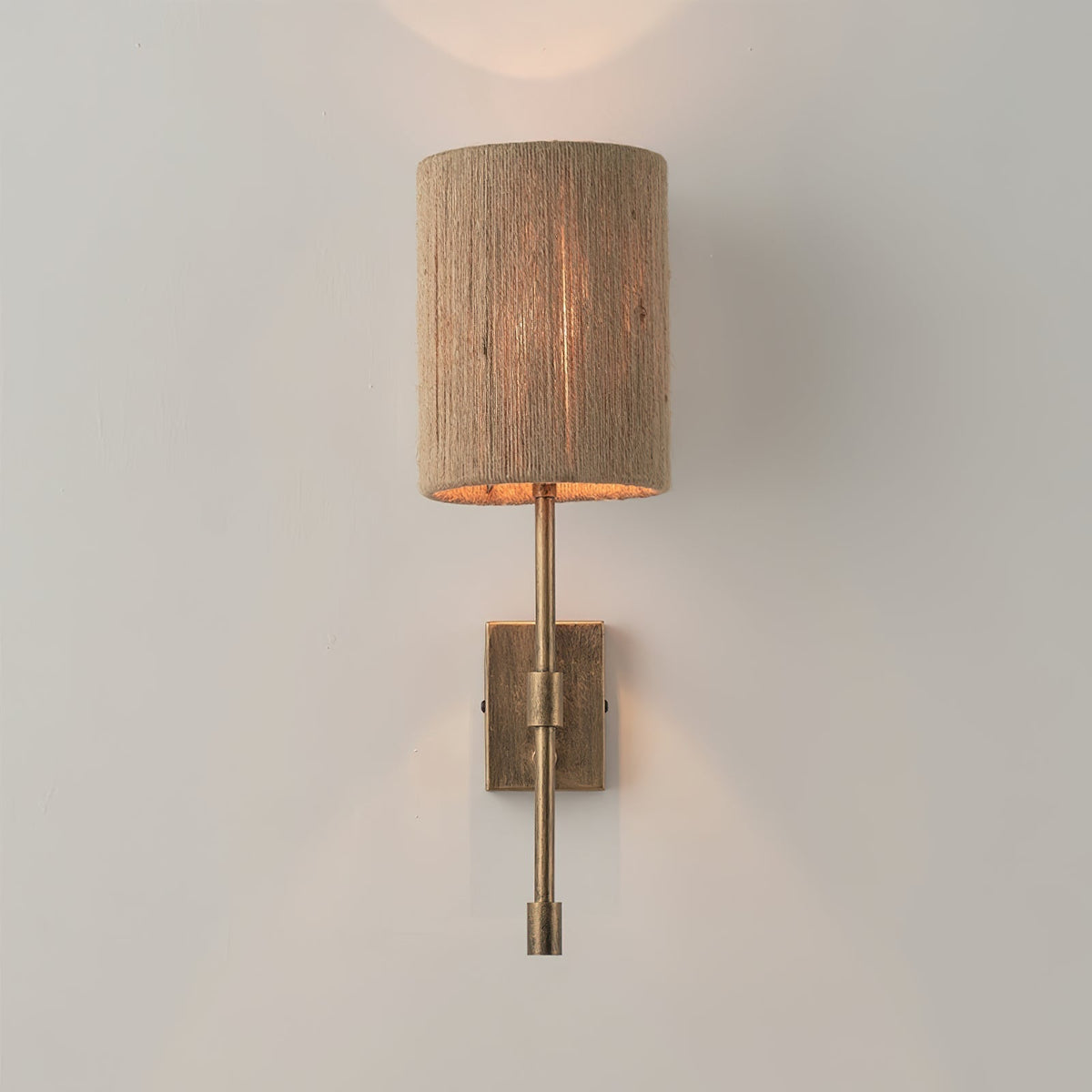 Eirikuvyo aplique de pared moderno minimalista de metal y tela