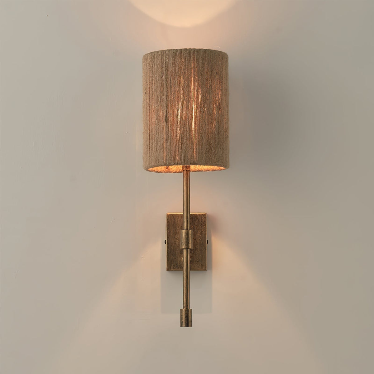 Eirikuvyo aplique de pared moderno minimalista de metal y tela
