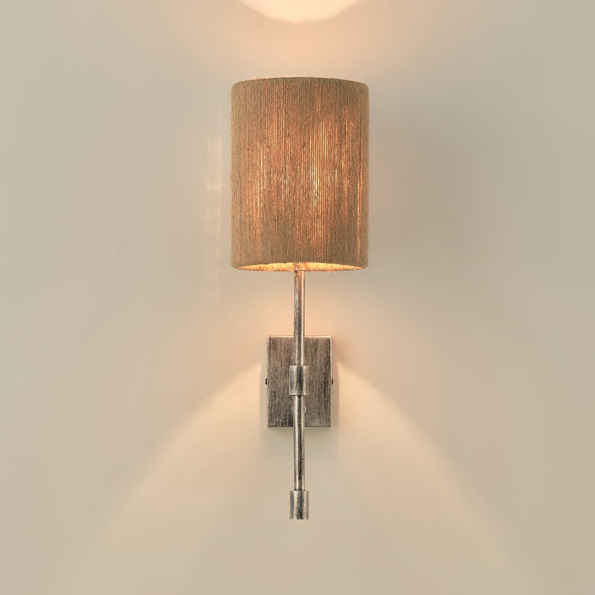 Eirikuvyo aplique de pared moderno minimalista de metal y tela