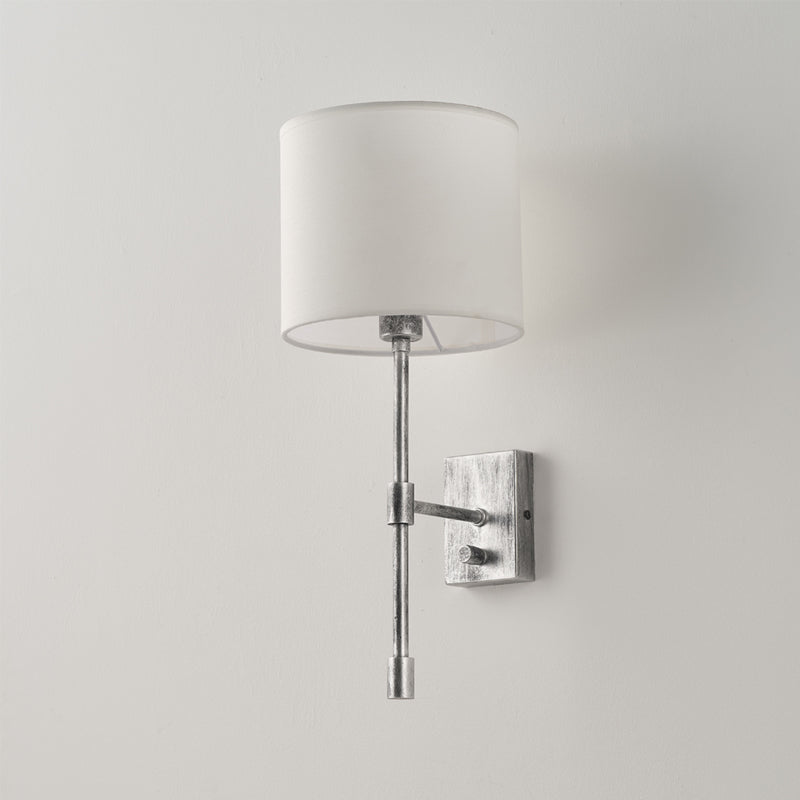 Eirikuvyo aplique de pared moderno minimalista de metal y tela