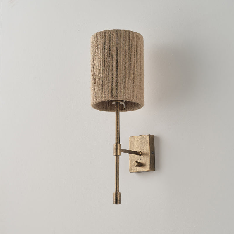 Eirikuvyo aplique de pared moderno minimalista de metal y tela