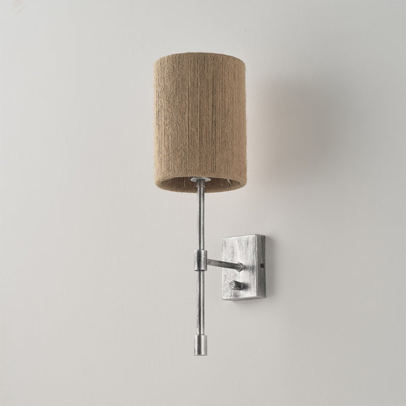 Eirikuvyo aplique de pared moderno minimalista de metal y tela