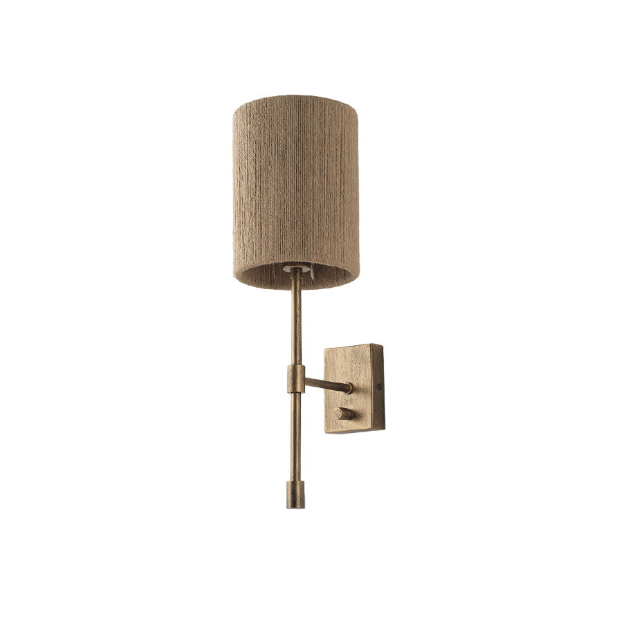 Eirikuvyo aplique de pared moderno minimalista de metal y tela