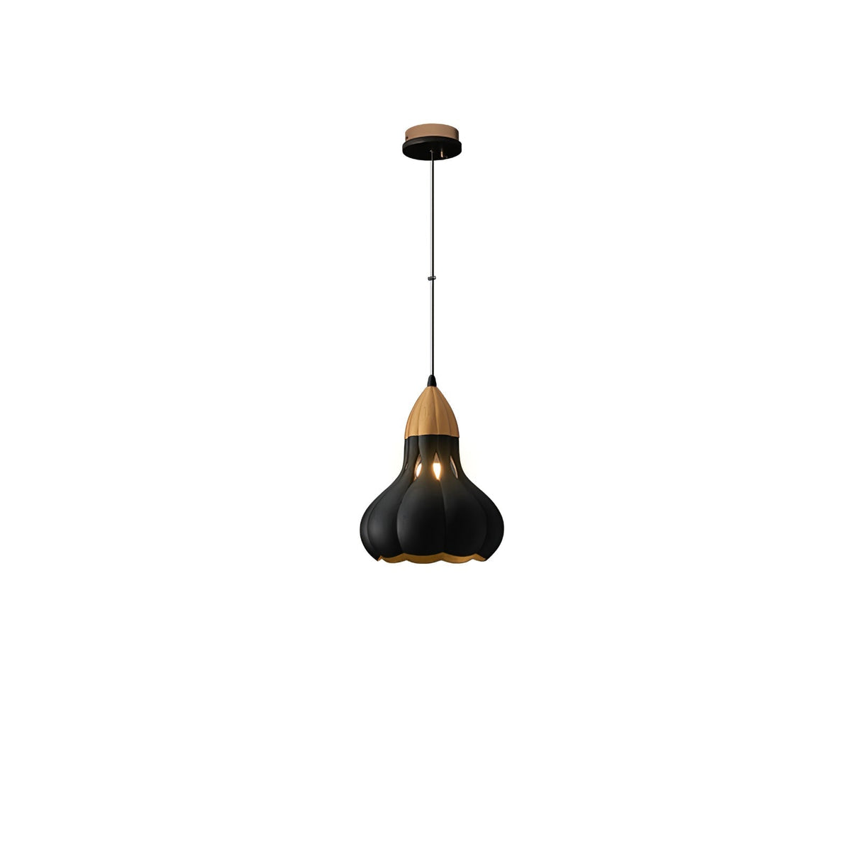 Arraeion lámpara colgante Individual Creatividad de madera