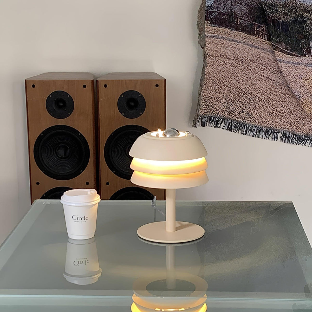 Soraaya lámpara de mesa Beige