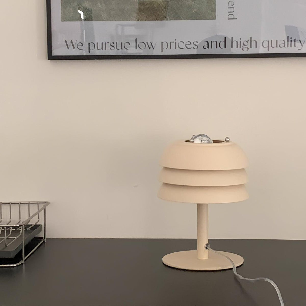 Soraaya lámpara de mesa Beige
