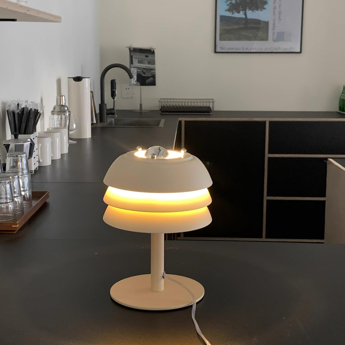 Soraaya lámpara de mesa Beige