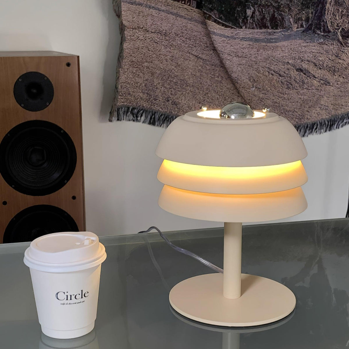 Soraaya lámpara de mesa Beige