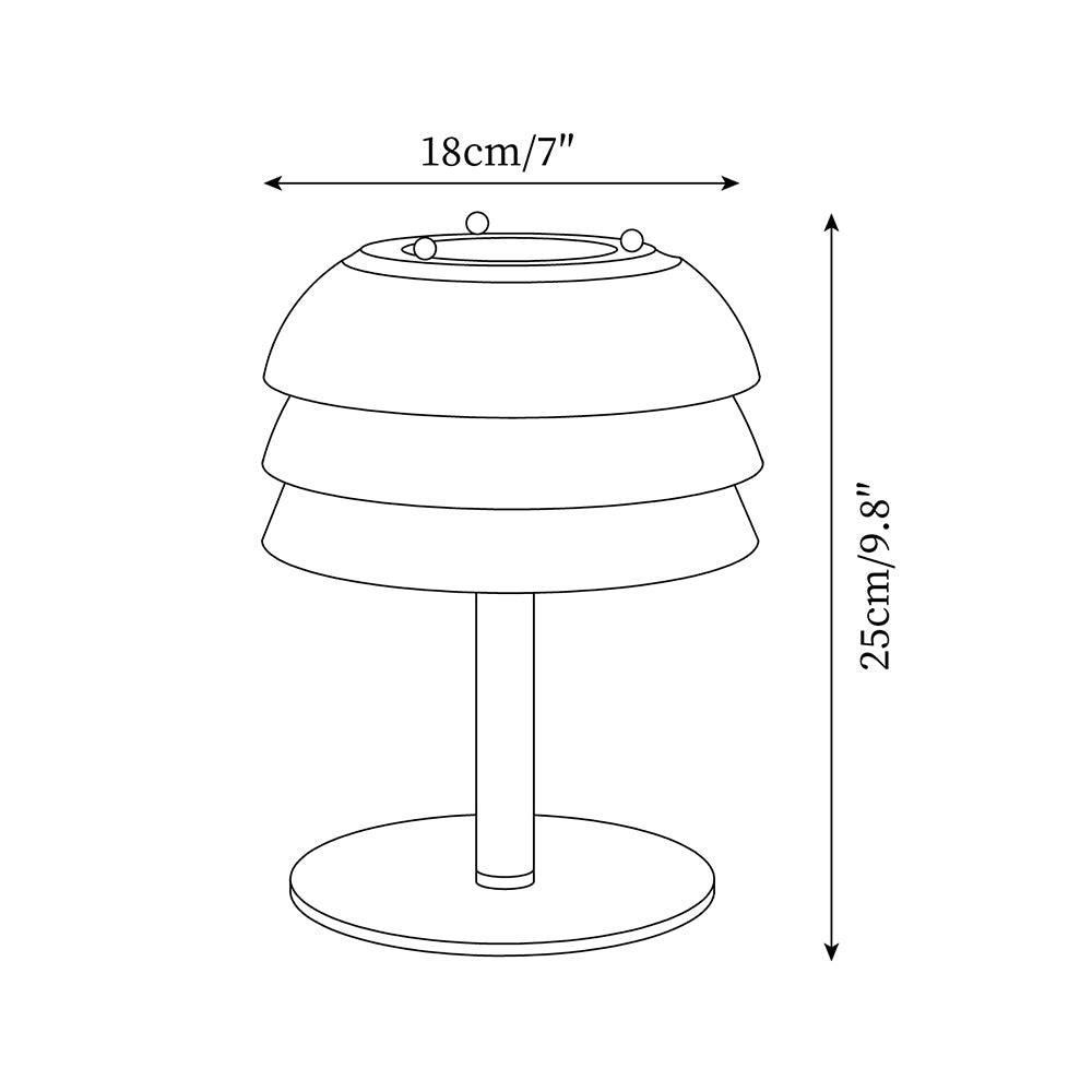 Soraaya lámpara de mesa Beige