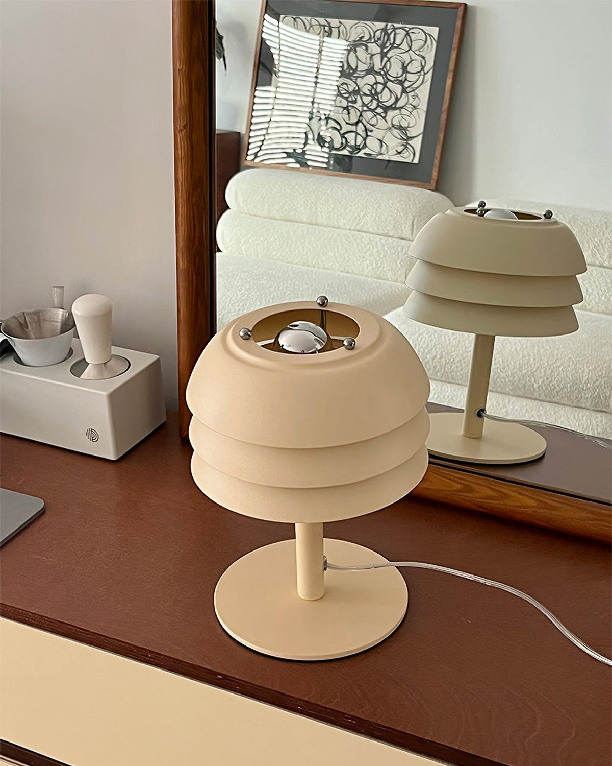 Soraaya lámpara de mesa Beige