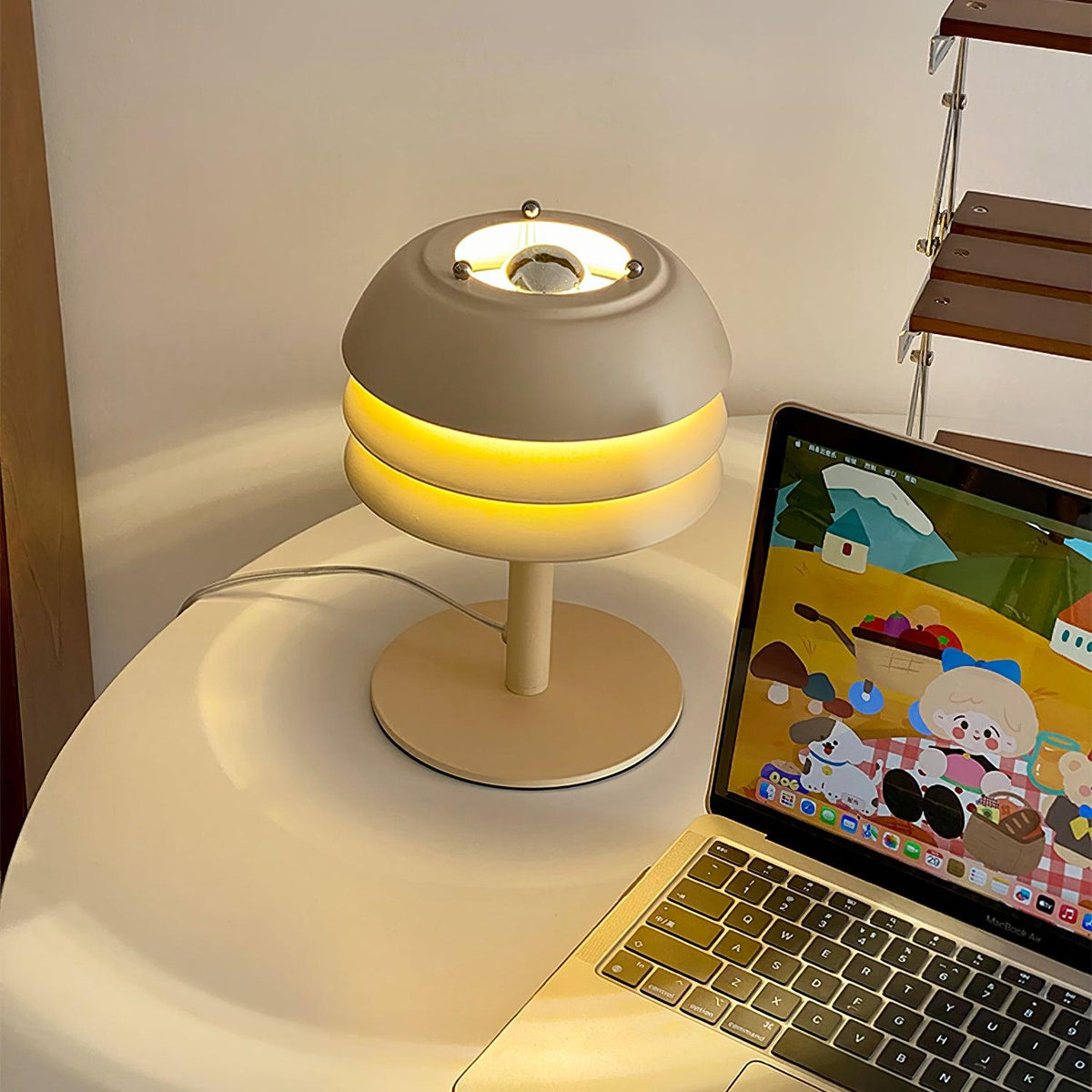 Soraaya lámpara de mesa Beige