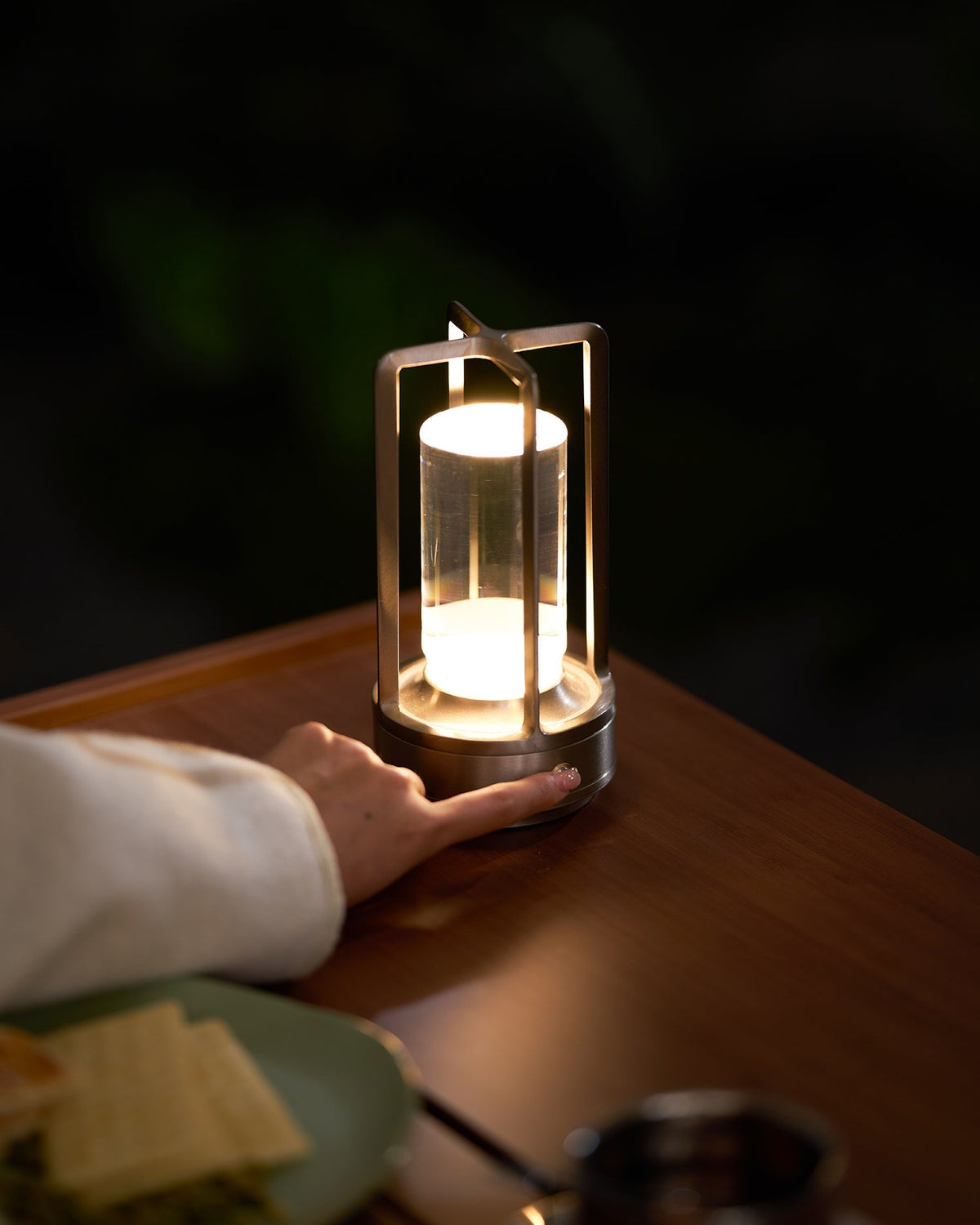 Solvane lámpara de mesa recargable