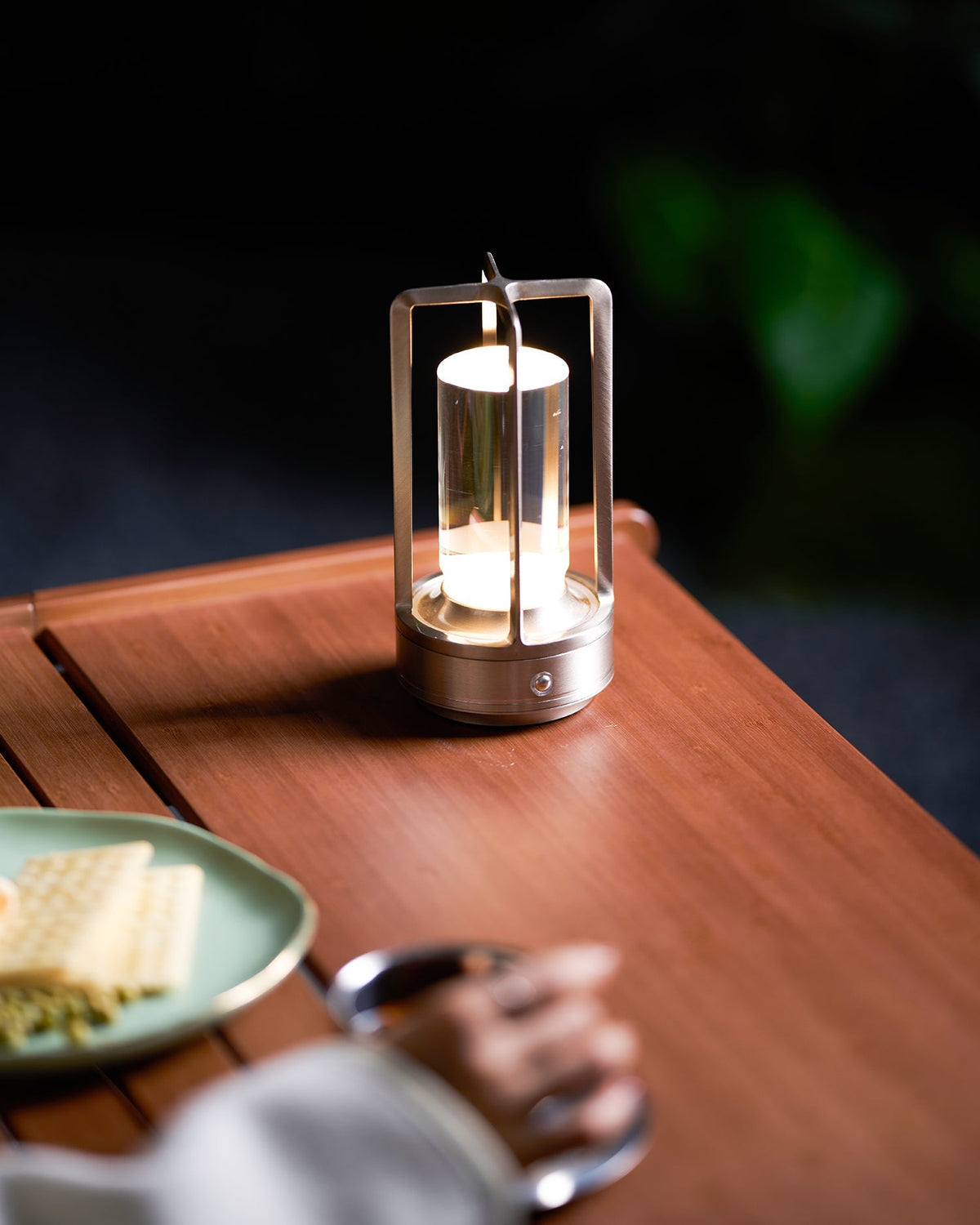 Solvane lámpara de mesa recargable