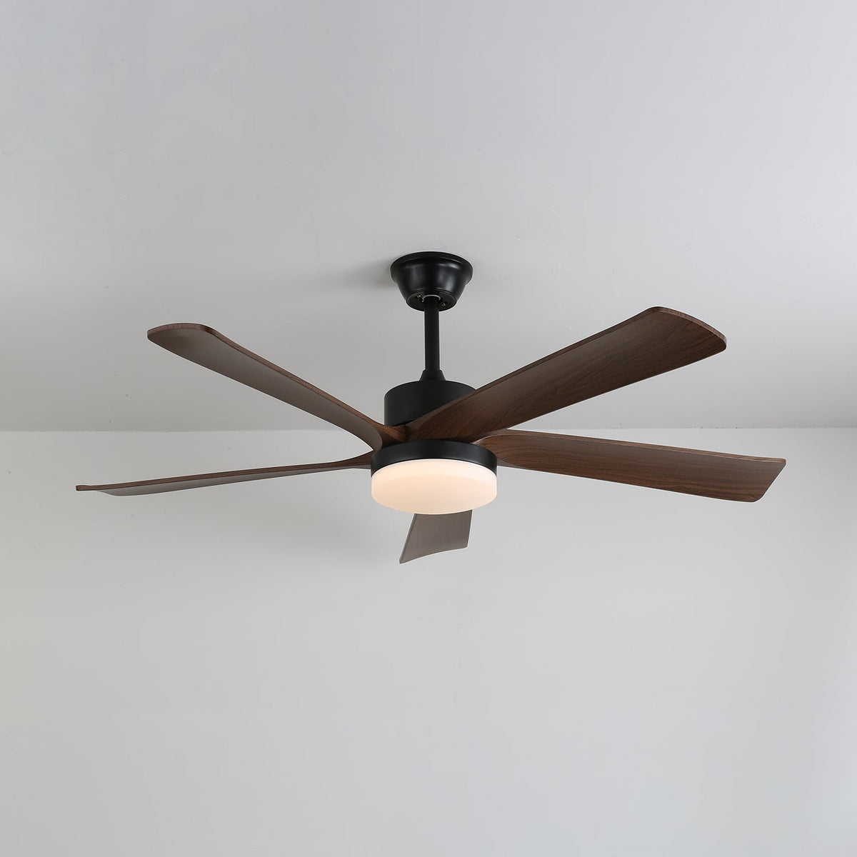 Eryndor ventilador de techo con luz moderno de madera