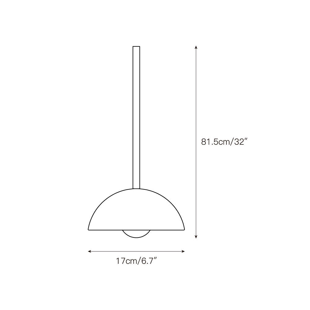 Eronex lámpara colgante moderna minimalista de elegancia en latón y vidrio