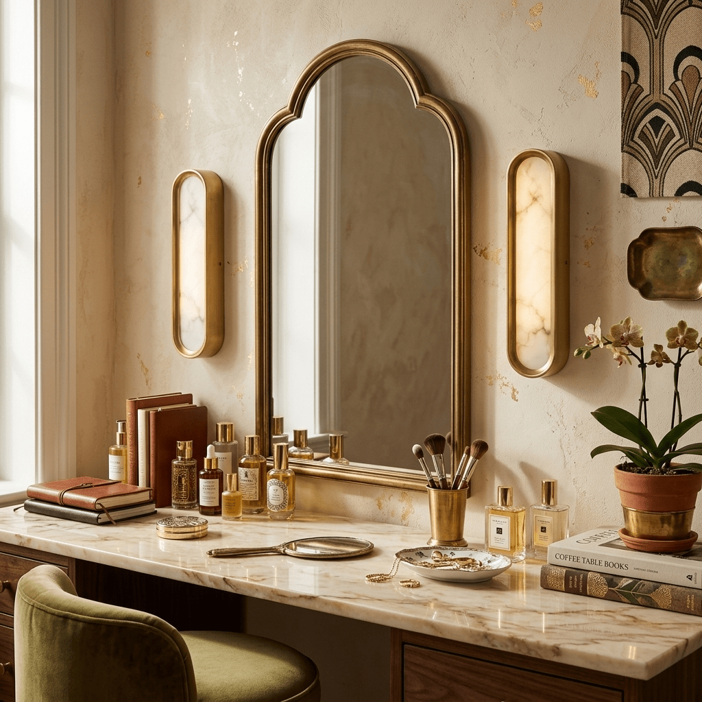Evariste aplique de pared Aurelia Arco alabastro