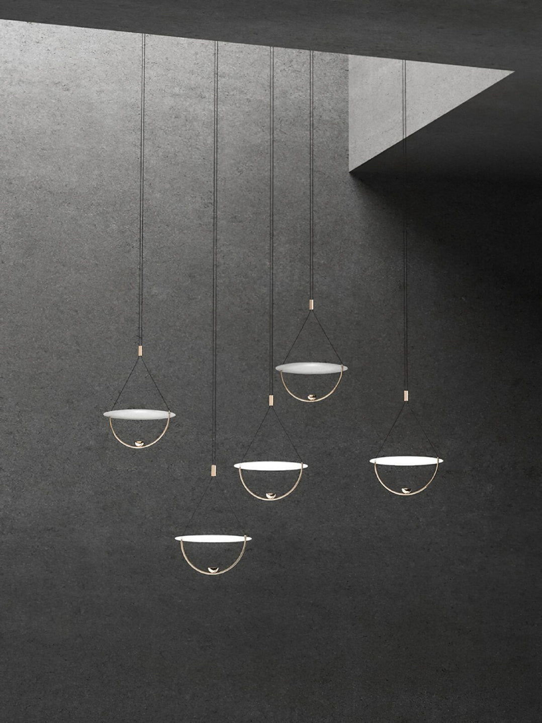 Vecaros lámpara colgante moderna minimalista en disco