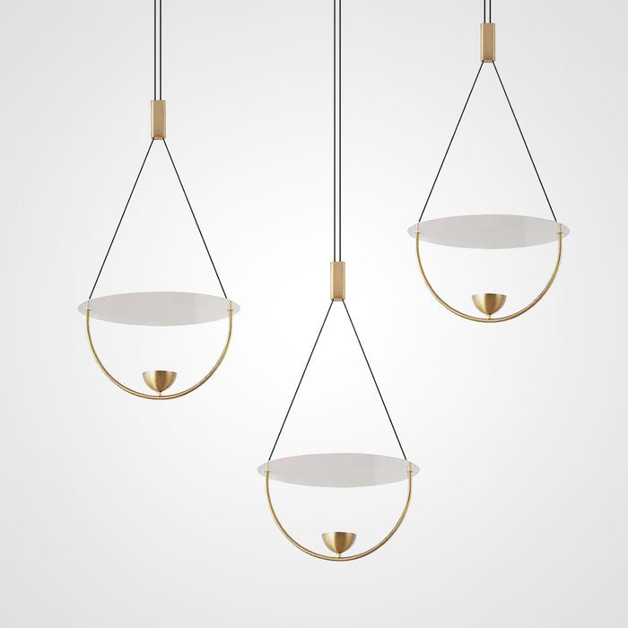 Vecaros lámpara colgante moderna minimalista en disco