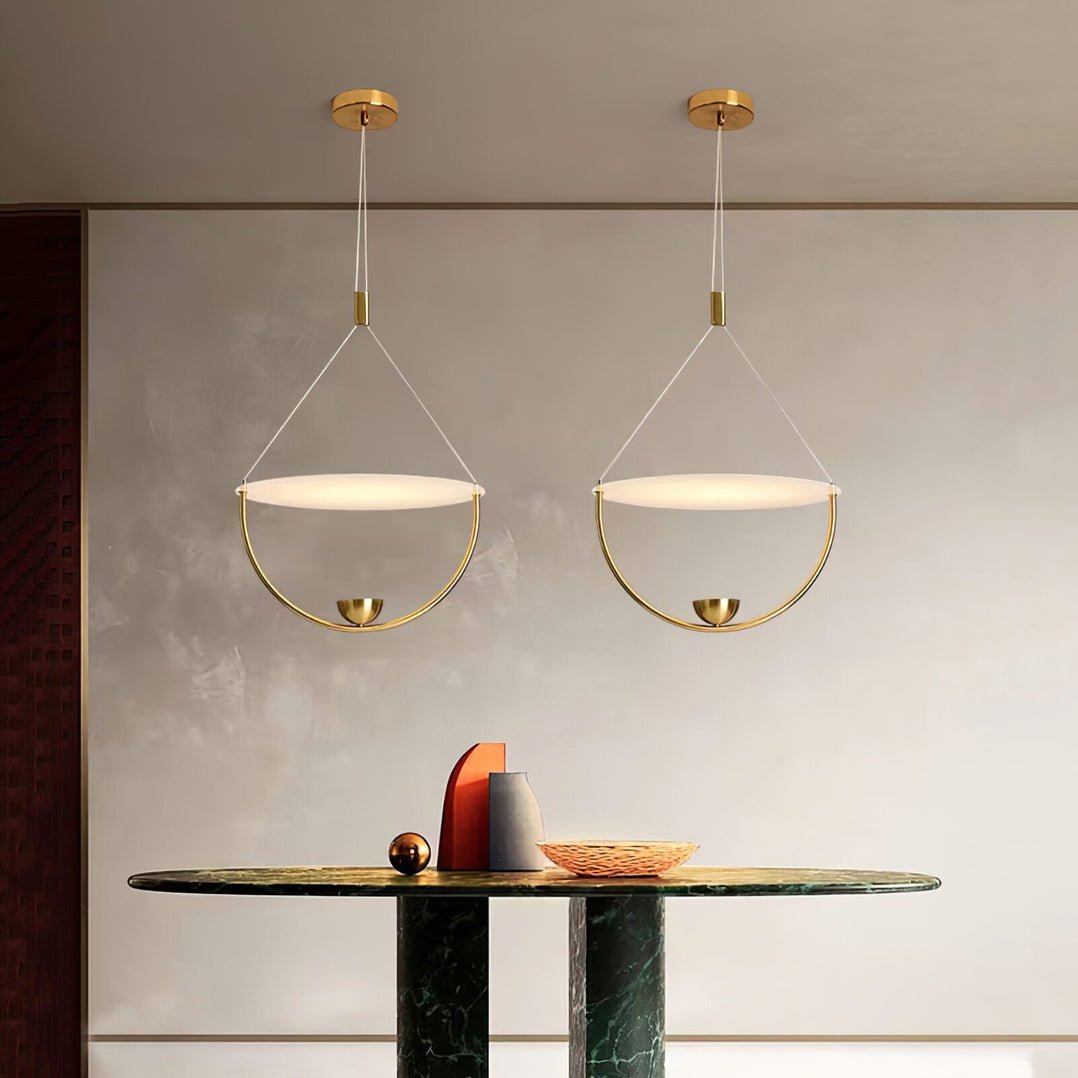 Vecaros lámpara colgante moderna minimalista en disco