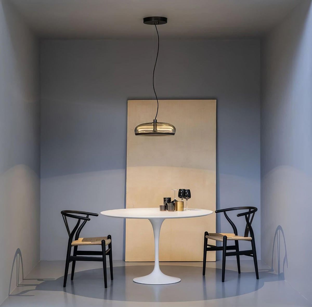 Cotalor lámpara colgante LED de vidrio estilo nórdico
