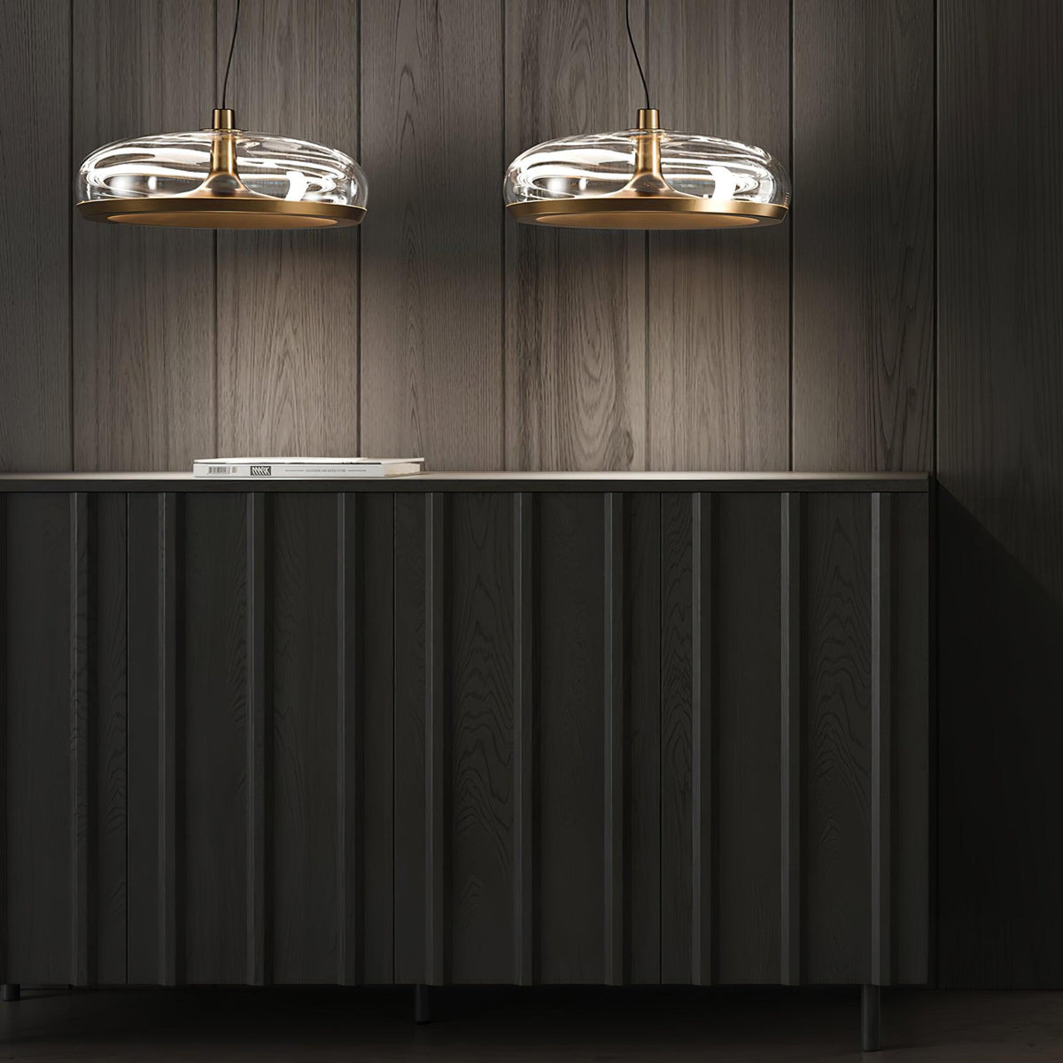 Cotalor lámpara colgante LED de vidrio estilo nórdico