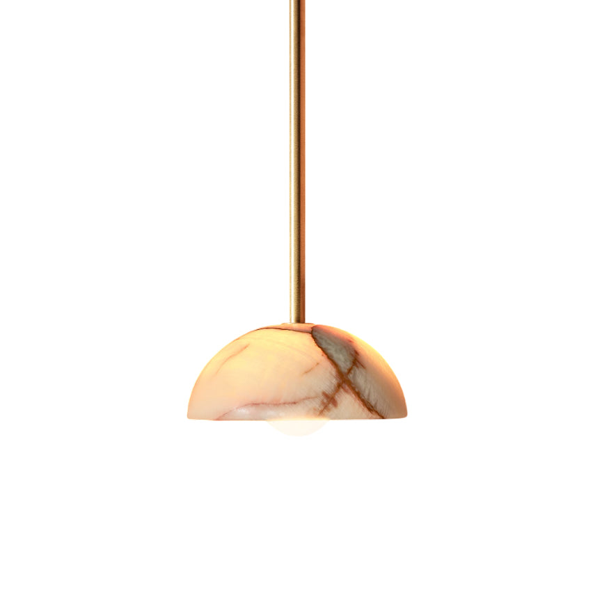 Eronex lámpara colgante moderna minimalista de elegancia en latón y vidrio