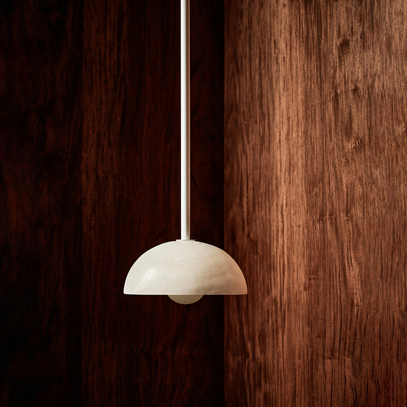 Eronex lámpara colgante moderna minimalista de elegancia en latón y vidrio