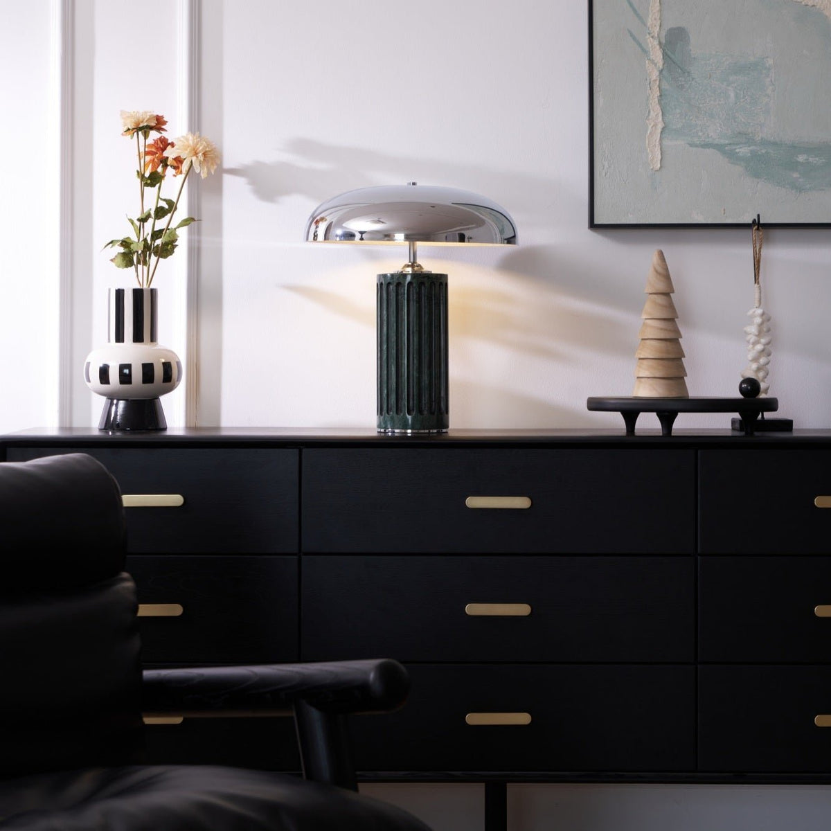 Zenith lámpara de mesa moderna de mármol