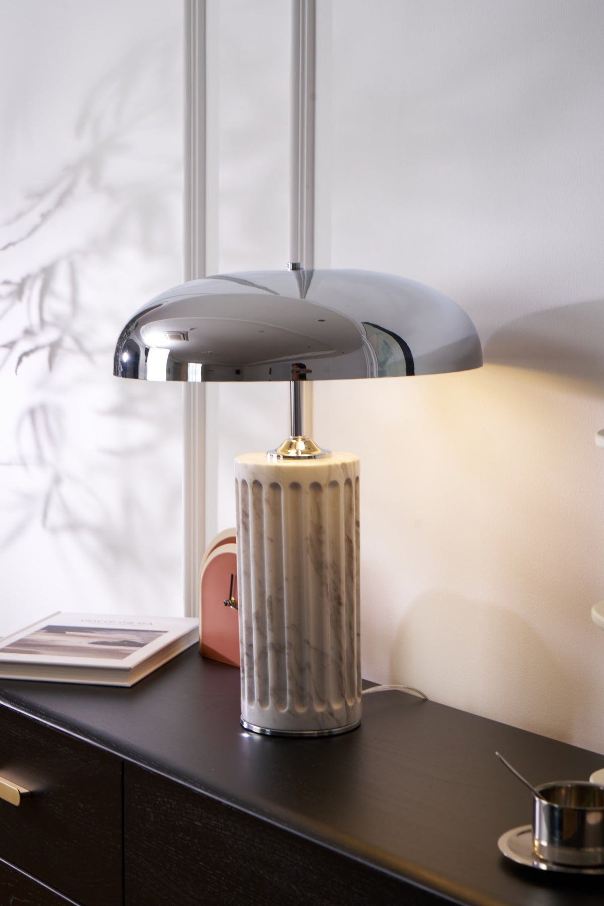 Zenith lámpara de mesa moderna de mármol