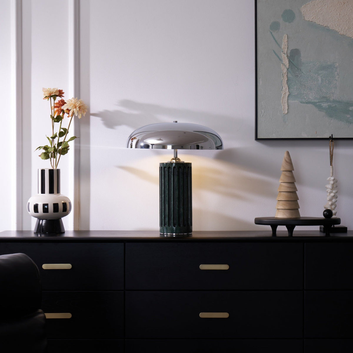 Zenith lámpara de mesa moderna de mármol