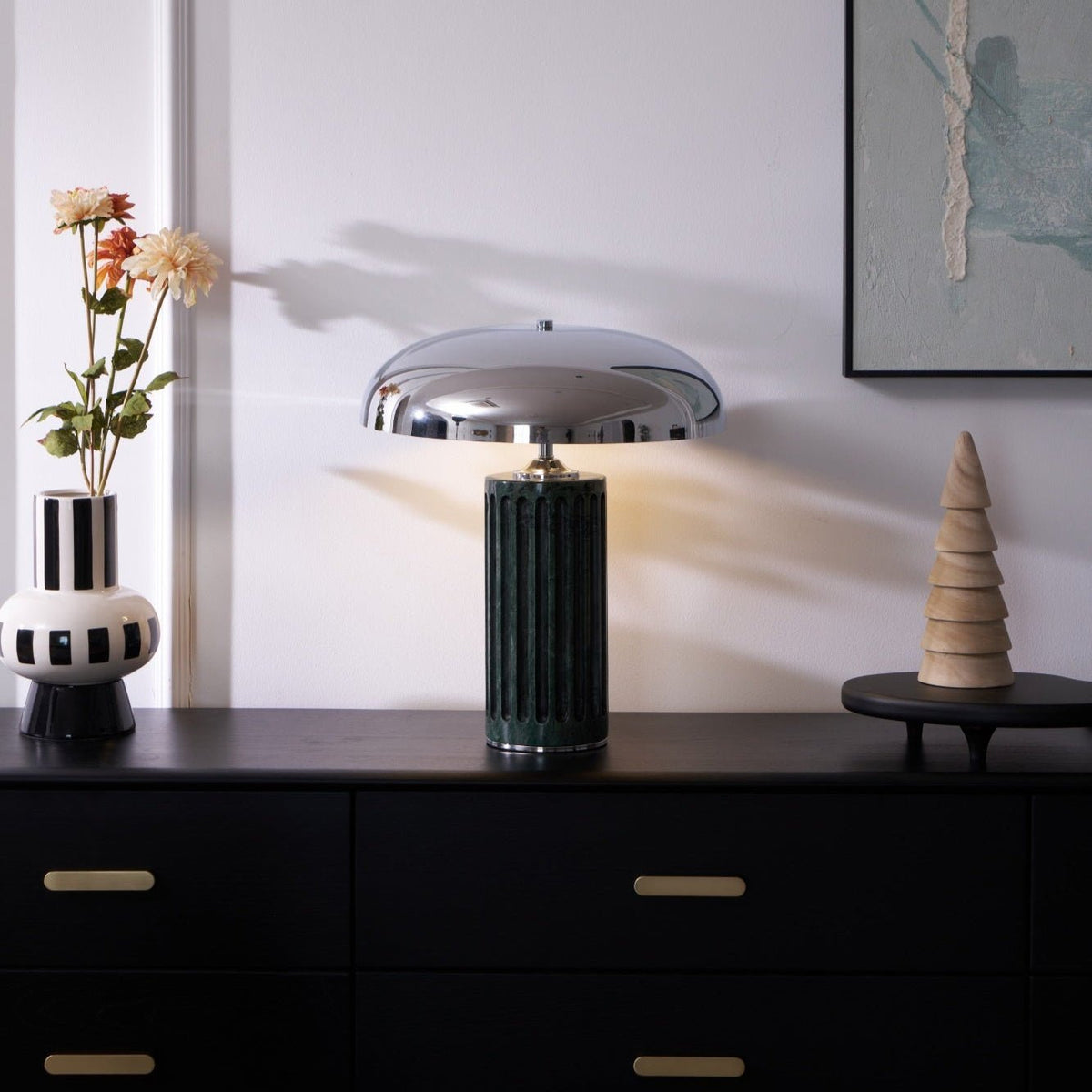 Zenith lámpara de mesa moderna de mármol