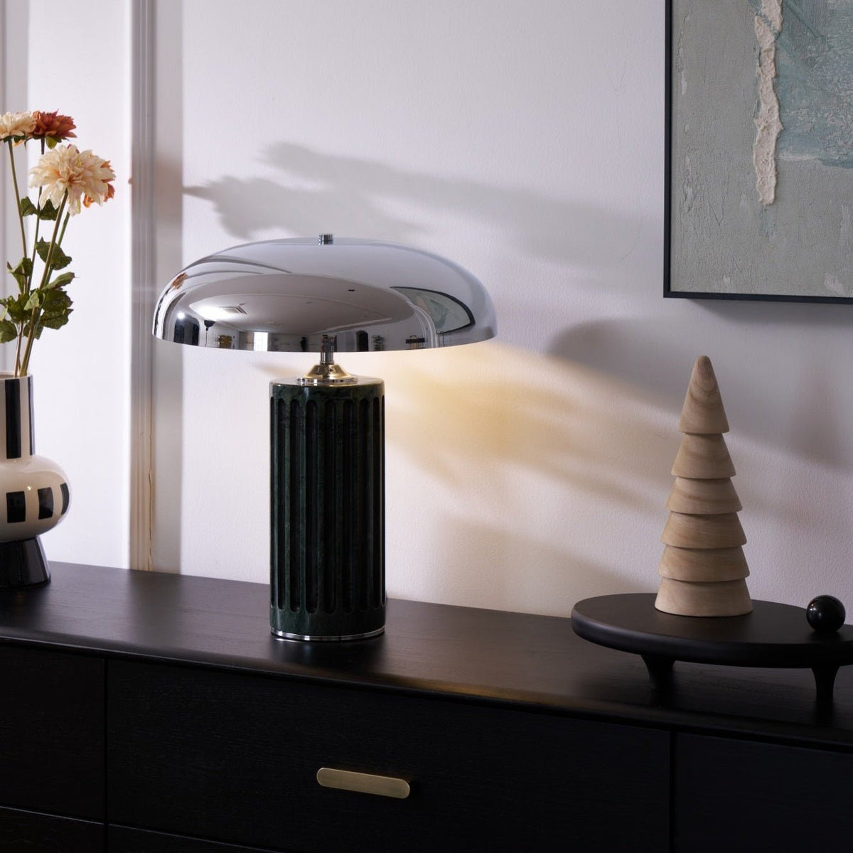 Zenith lámpara de mesa moderna de mármol