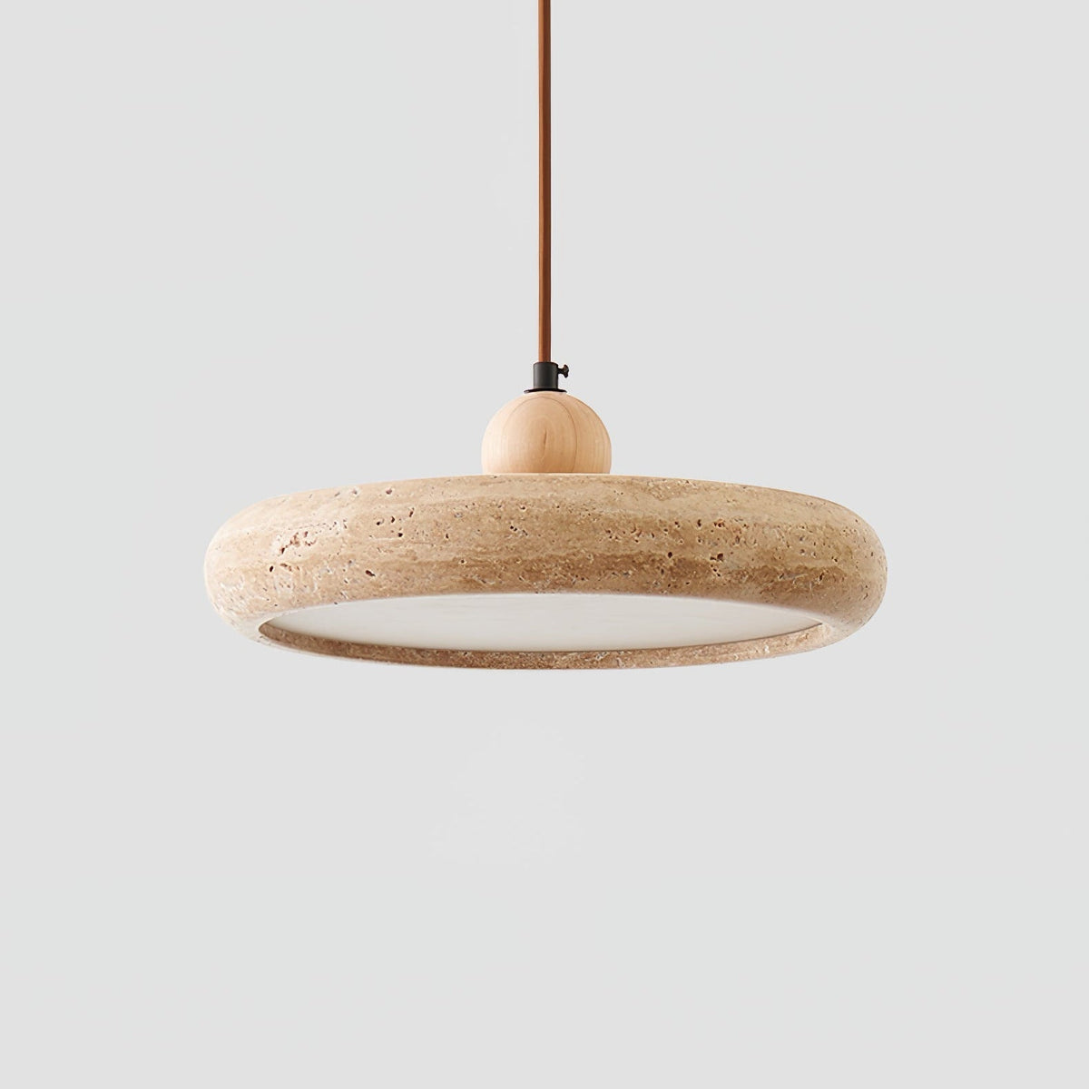 Noraraine lámpara colgante minimalista de travertino