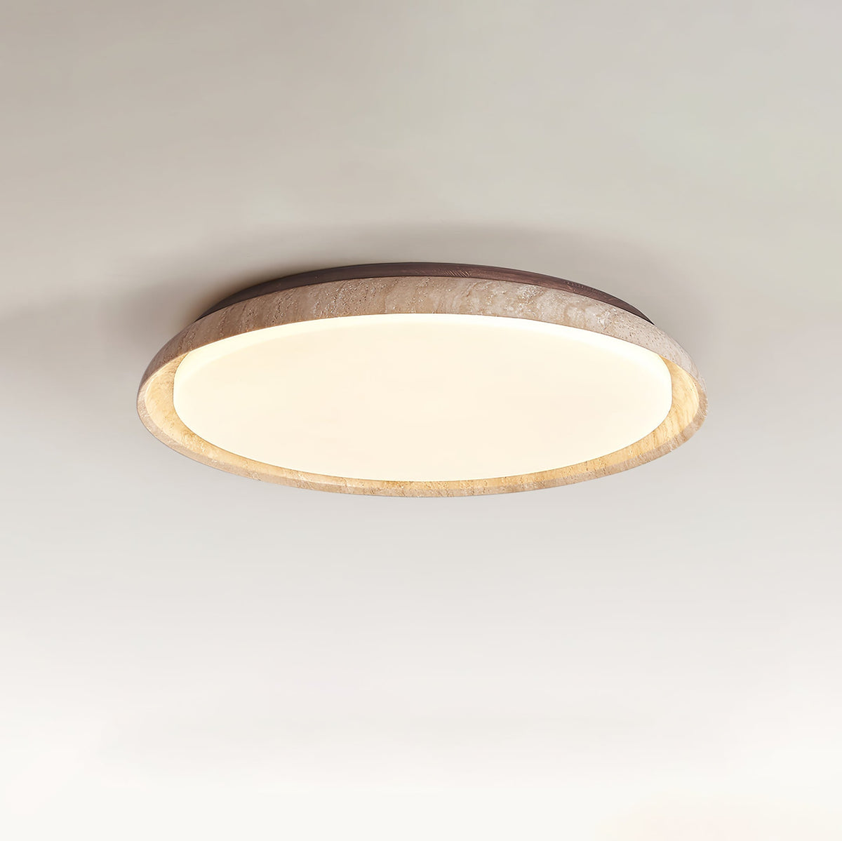 Elvinila Luz de Techo Minimalista de Travertino