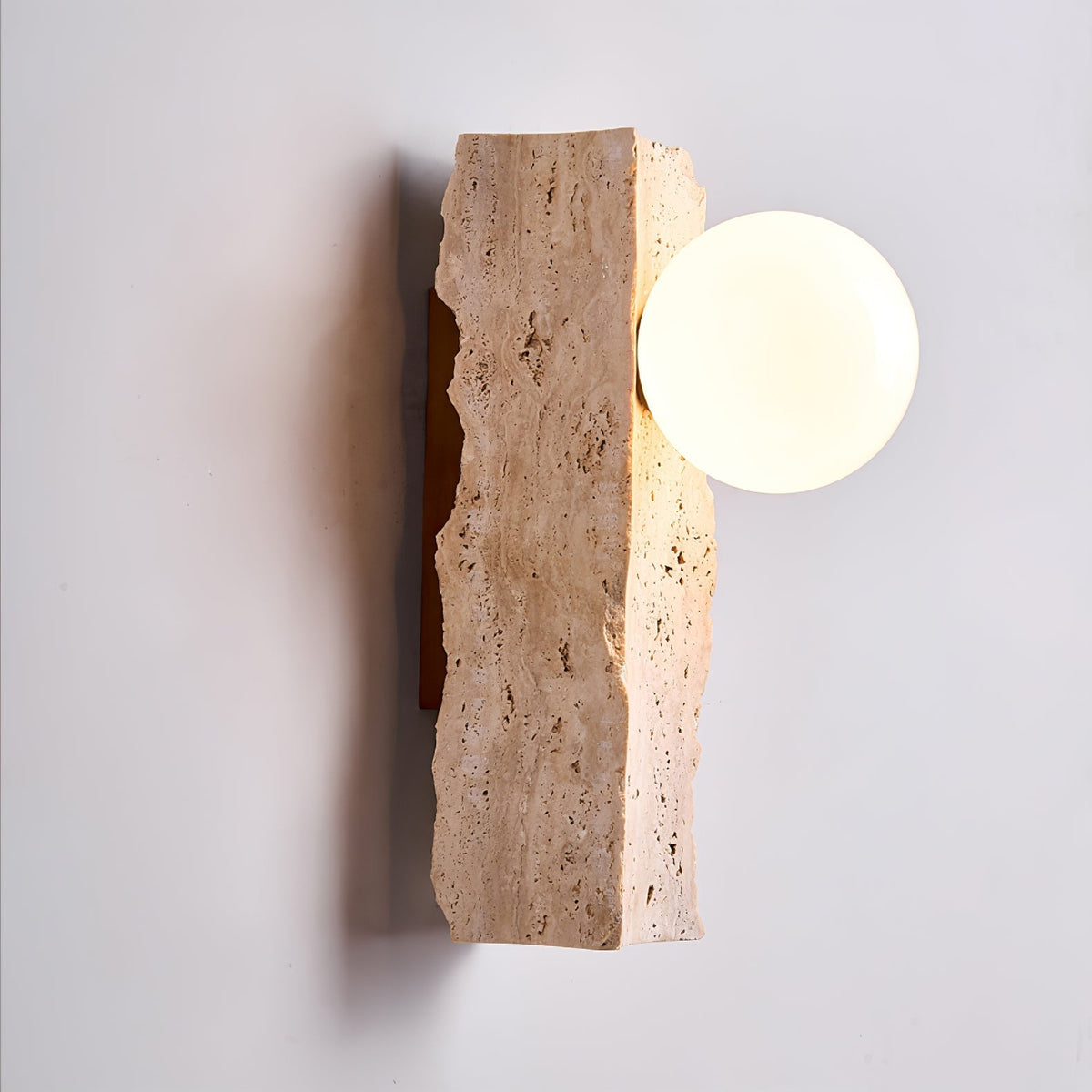 Elnoren aplique de pared en travertino