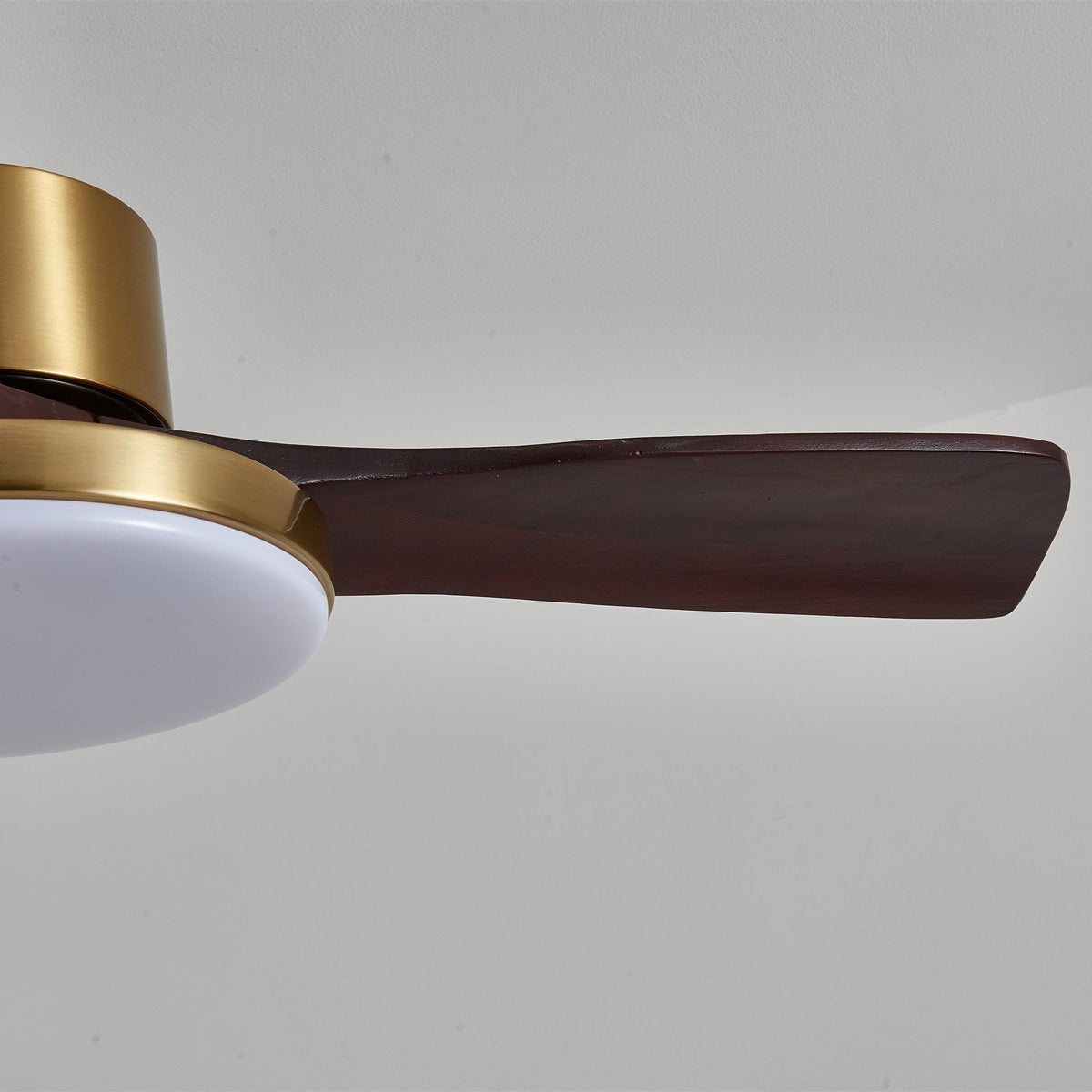 Xen ventilador de techo con luz moderno de madera