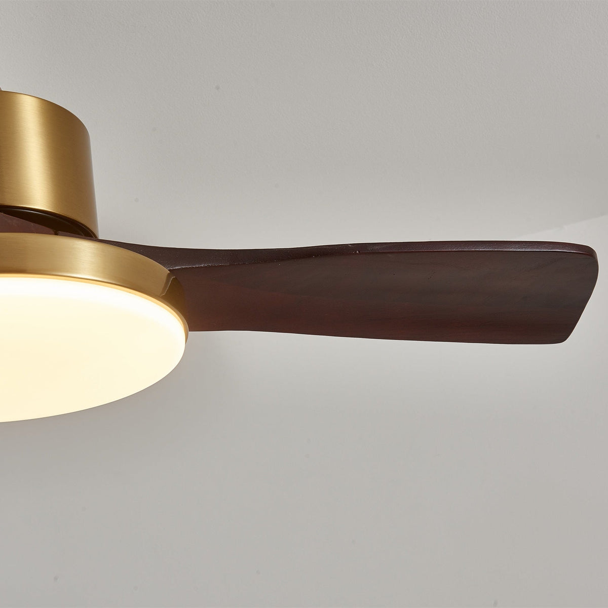 Xen ventilador de techo con luz moderno de madera