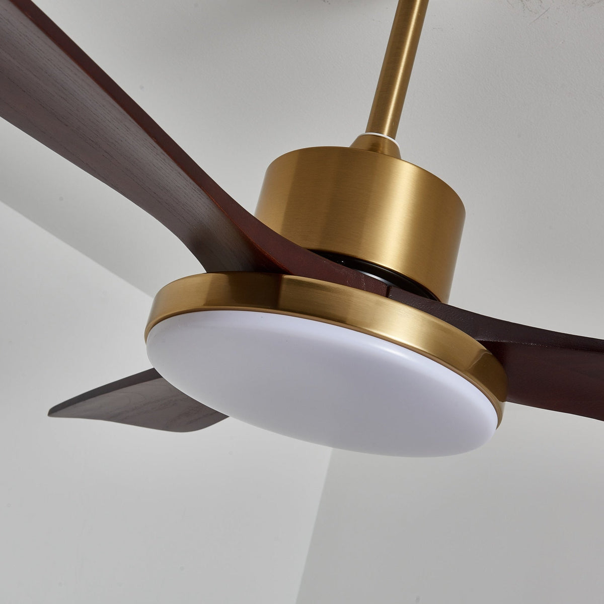 Xen ventilador de techo con luz moderno de madera