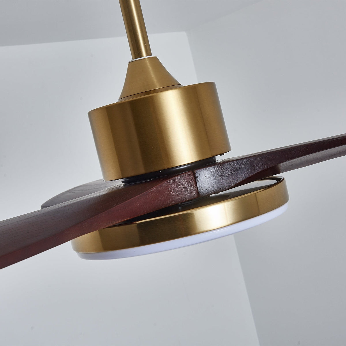 Xen ventilador de techo con luz moderno de madera