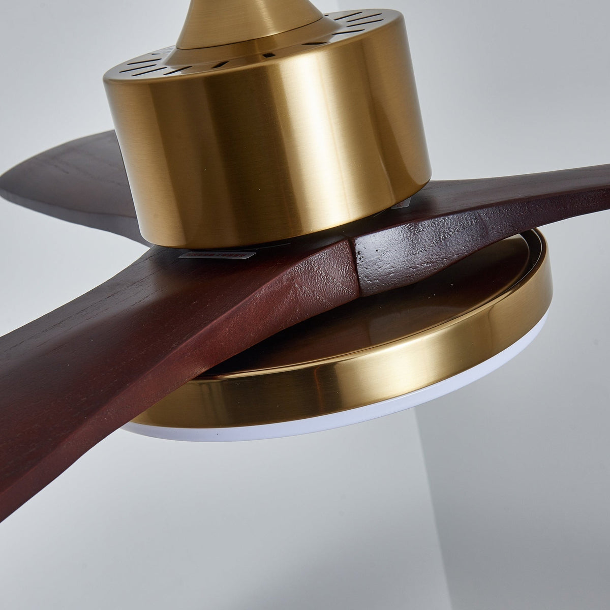 Xen ventilador de techo con luz moderno de madera