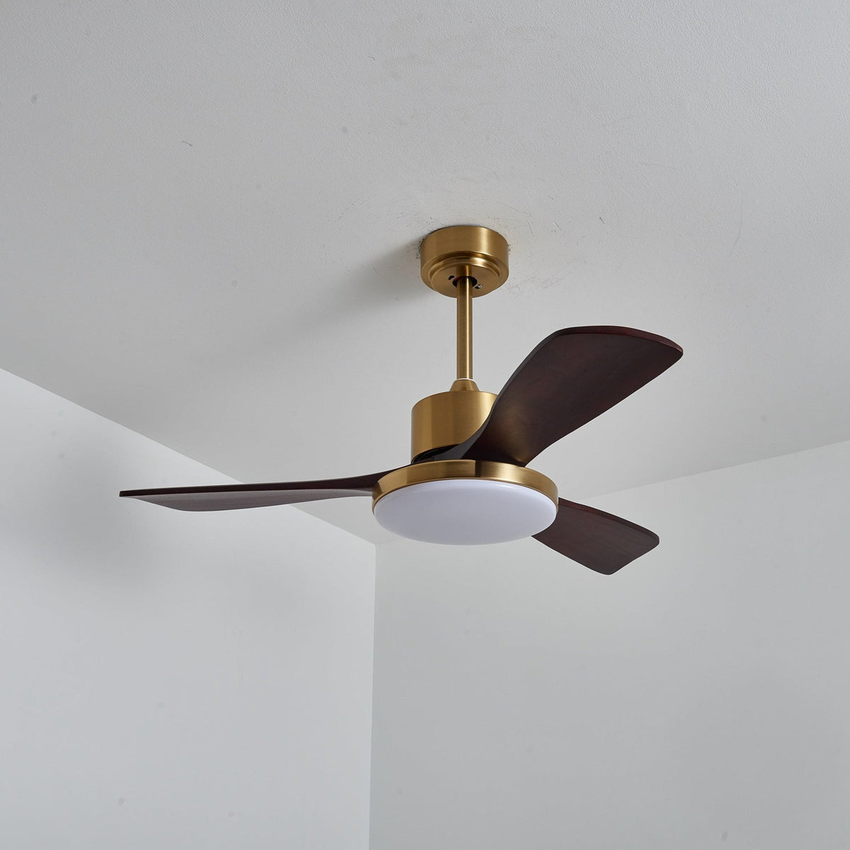 Xen ventilador de techo con luz moderno de madera
