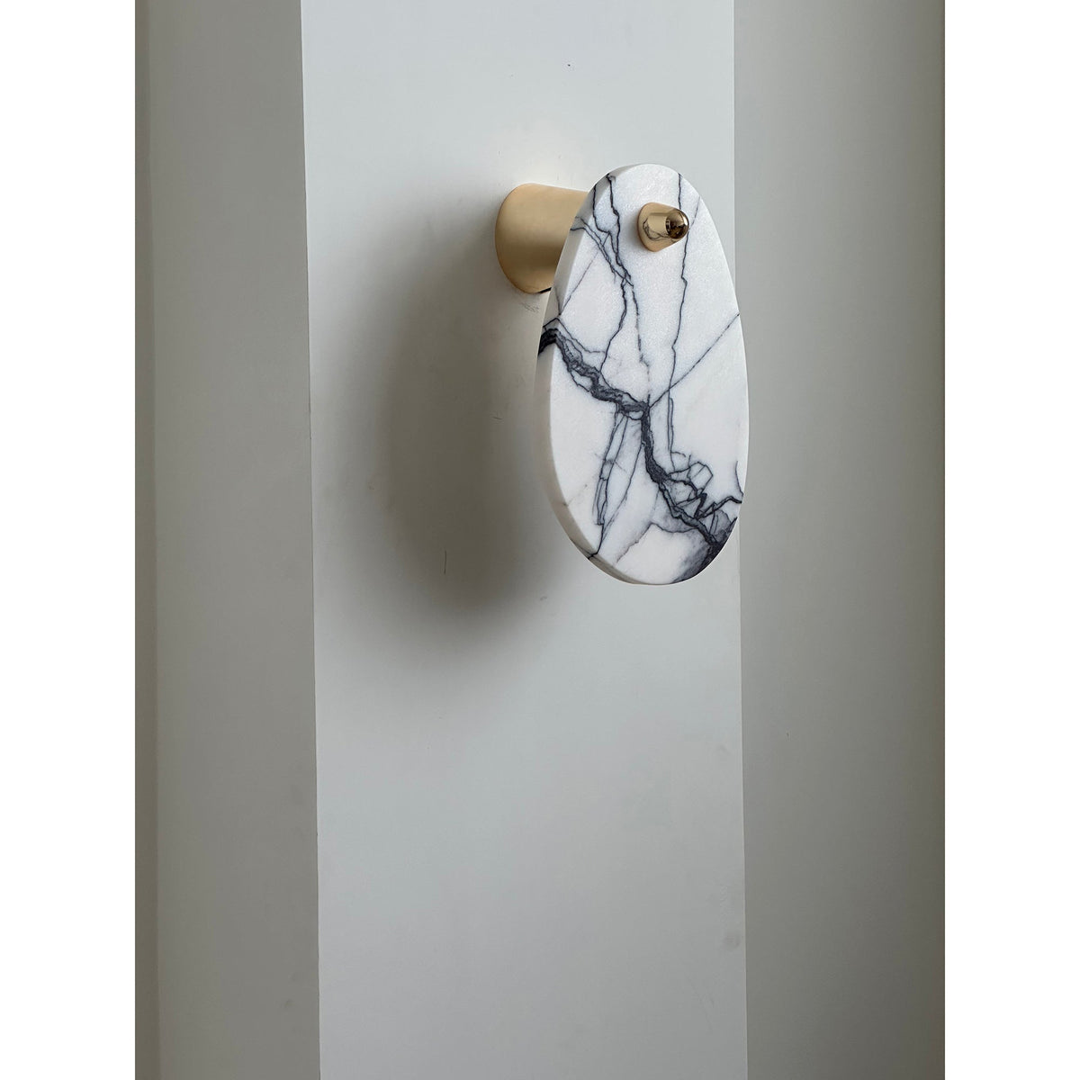 Norduvys aplique de pared moderno de mármol y metal lujoso