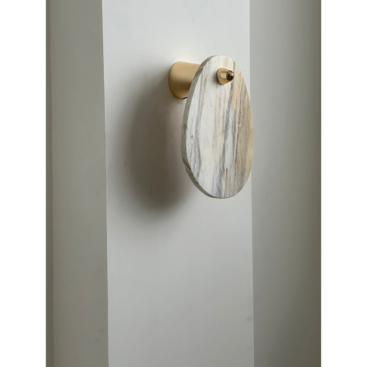 Norduvys aplique de pared moderno de mármol y metal lujoso