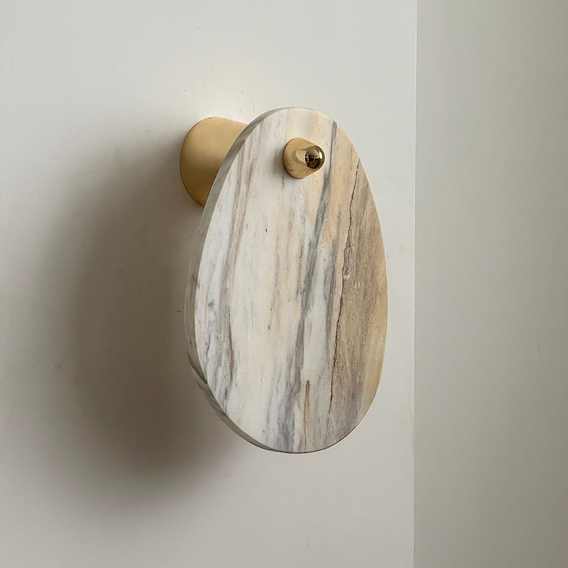 Norduvys aplique de pared moderno de mármol y metal lujoso